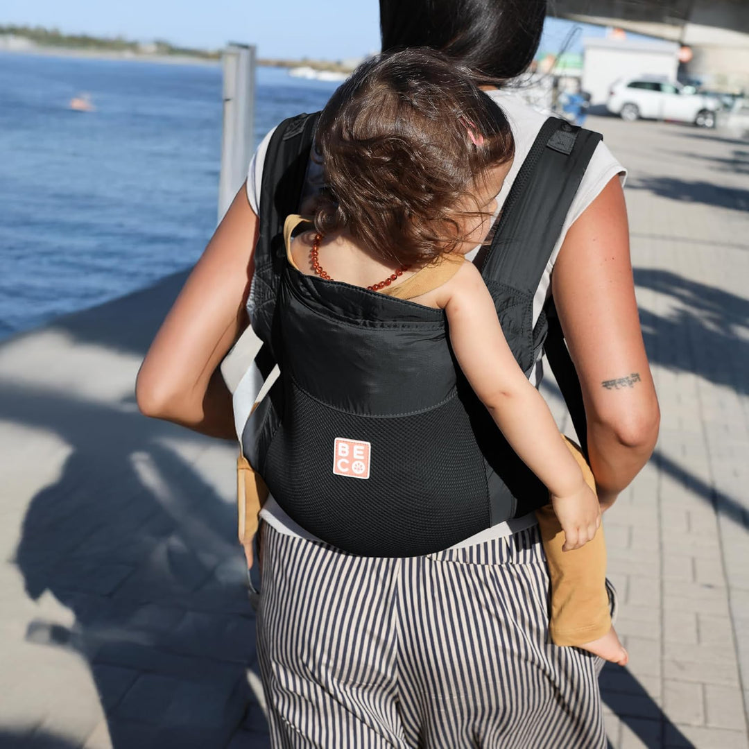 Beco Fly Ultralite Babytrage & Kindertrage – Kompakt, Faltbar & Leicht – Inkl. Transporttasche, Bauc