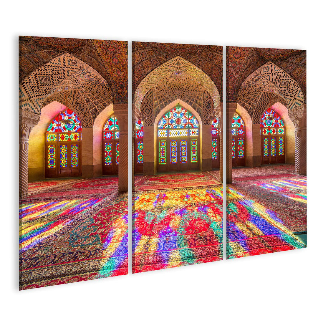 islandburner Bild auf Leinwand Nasir Al Mulk Moschee Shiraz Iran Bilder Wandbilder Poster Leinwand 1