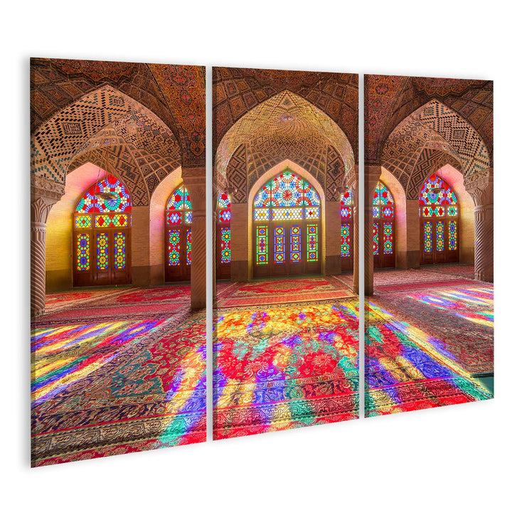 islandburner Bild auf Leinwand Nasir Al Mulk Moschee Shiraz Iran Bilder Wandbilder Poster Leinwand 1