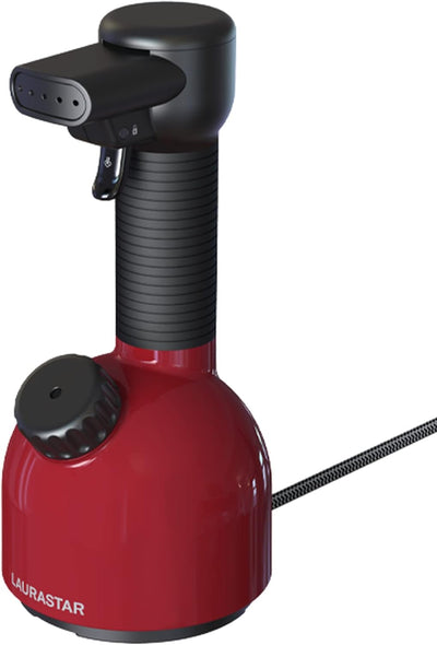 Laurastar IGGI Intense Red Tragbare Dampfreiniger, Desinfiziert und Dekontaminiert Textilien und Geg