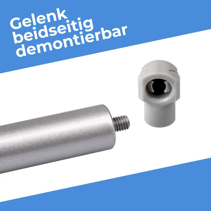 Stahlia Gasdruckfeder 250N (2 Stück) Gasdruckdämpfer Ersatz für Lift-O-Mat Kompressionsfeder Klappen