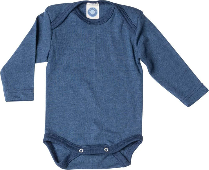 Cosilana Baby-Body langarm - Flauschige Baby-Kleidung aus kuschelweichem Wolle-Seide-Mix ideal für S