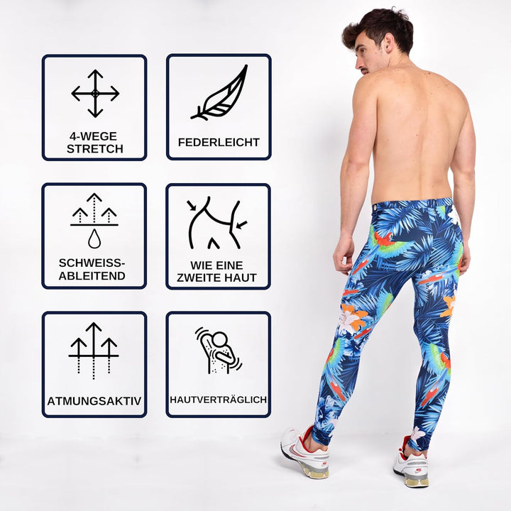 Kapow Meggings - Die originalen Männer-Leggings: Ideal für Fitness, Laufen, Mode, Festivals, Partys