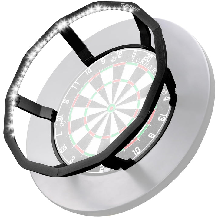 Turnart Dartscheibe Beleuchtung Dartscheibe Dart Light,360°Pro Dart Beleuchtung Helligkeitsregelung