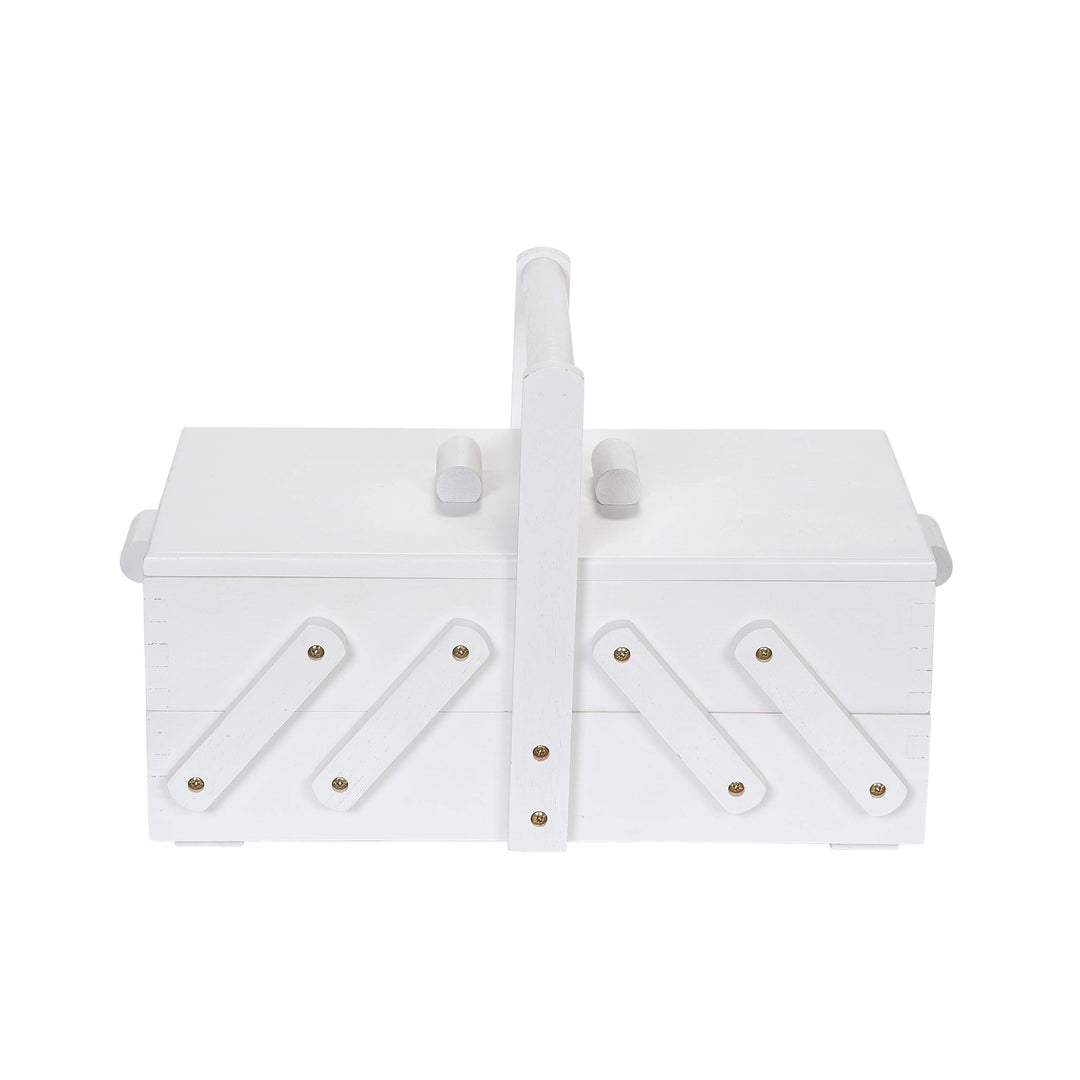 Prym 612579 Nähkasten/Nähkästchen Holz S, weiss