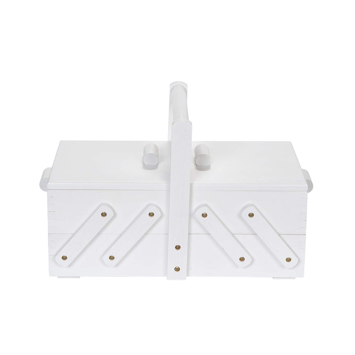 Prym 612579 Nähkasten/Nähkästchen Holz S, weiss