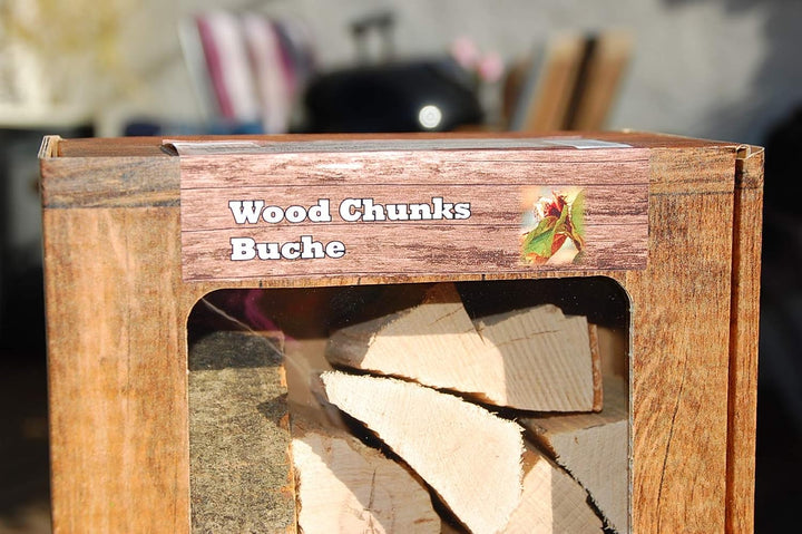 Landree Buche Wood Chunks - Beech Chunks Räucherklötze - Smokerholz direkt vom Holzhof, 100% Natürli