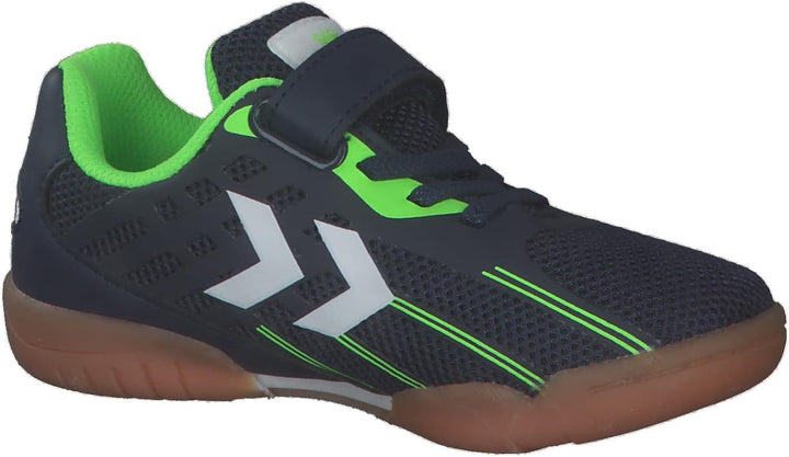 hummel Klettverschluss Multisport Shoe Root Elite Handball Kinder Grösse 28 EU Spectrum Blue, 28 EU