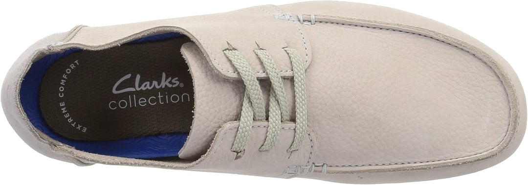 Clarks Herren Shacrelite Low Oxford 44.5 EU Stone Nubuck, 44.5 EU Stone Nubuck