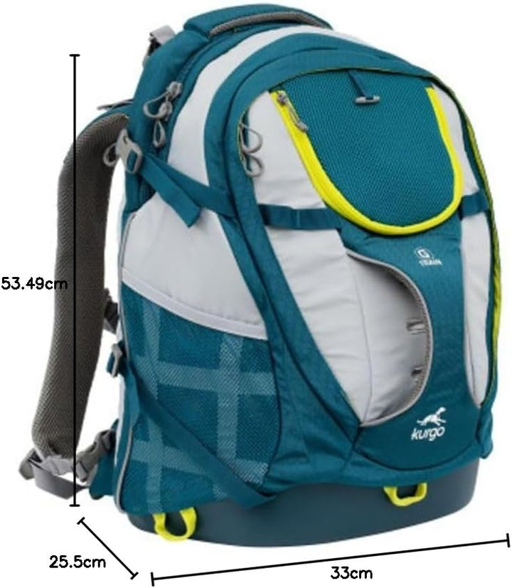 Kurgo G-Train K9 Pack Hunderucksack, Farbe:Tinte blau Modern Tinte blau