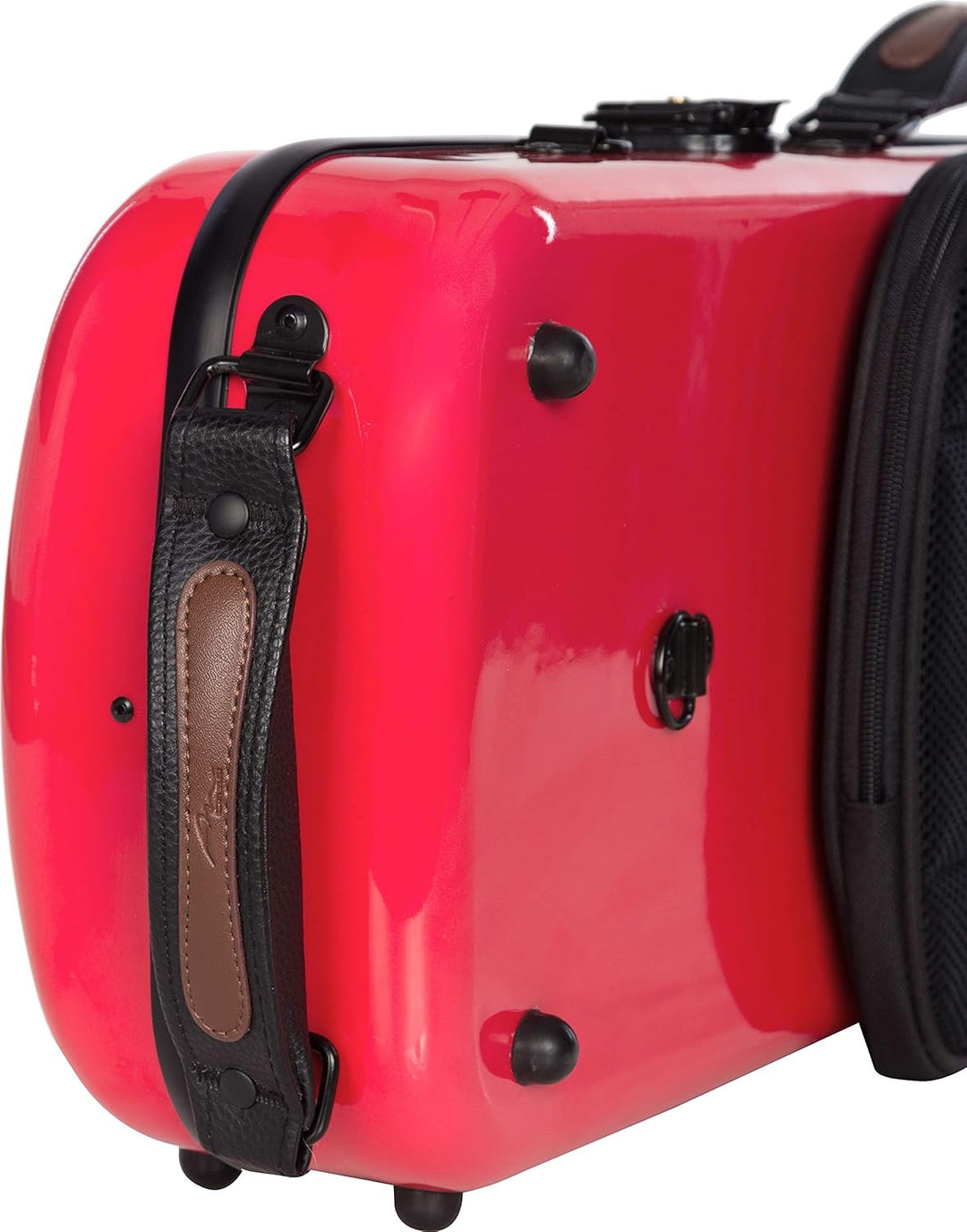 Geigenkoffer Glasfaser Oblong 4/4 red - cream M-Case