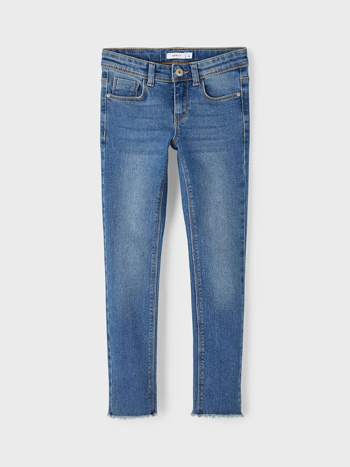 NAME IT Girl Jeans Skinny Fit 92 Medium Blue Denim, 92 Medium Blue Denim