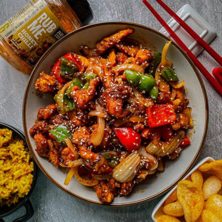ANGUS & OINK | Honey Chilli Seasoning | Sweet & Spicy | Perfect for Chicken & Pork | Gluten-Free, Ve