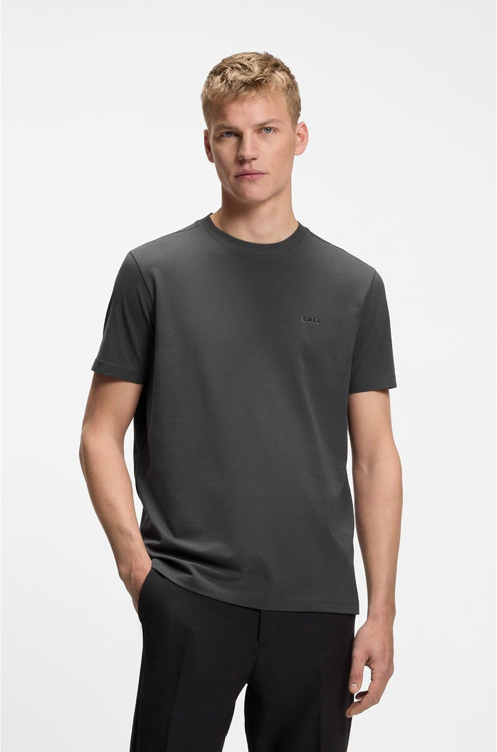 BOSS Herren Tee T-Shirt XS 027dark Grey, XS 027dark Grey