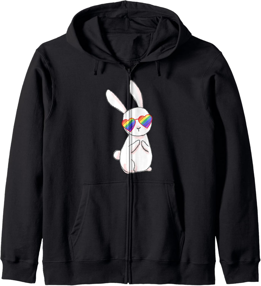 Gay Bunny Gay Pride Stuff LGBTQ Teen Girl Regenbogen Kapuzenjacke