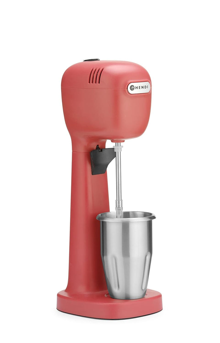 HENDI Getränkemixer, inkl. 2 Mischbecher, 4 Rührwerken, für Milchshakes, Freddo Cappuccino, Frappés,