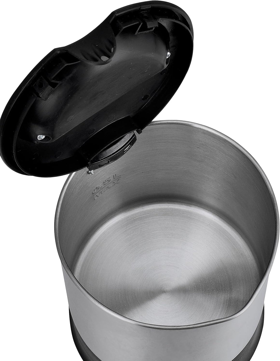 grossag WK 6.07, Kompakter Reise-Wasserkocher 0,5L Edelstahl-Topf, umschaltbare Spannung (115V/230V)
