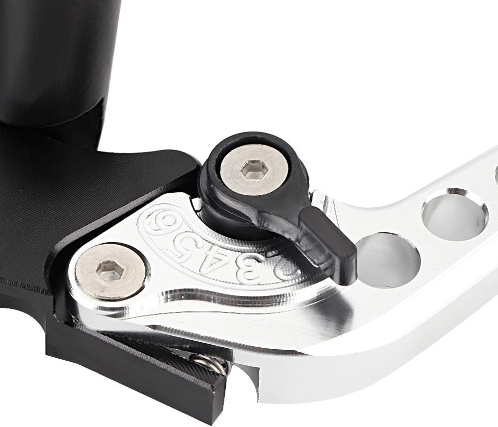 Qiilu 1 Paar Universal-Brems- und Kupplunghebel für Motorräder mit 7/8-Zoll-Lenker (22 mm), für Haup