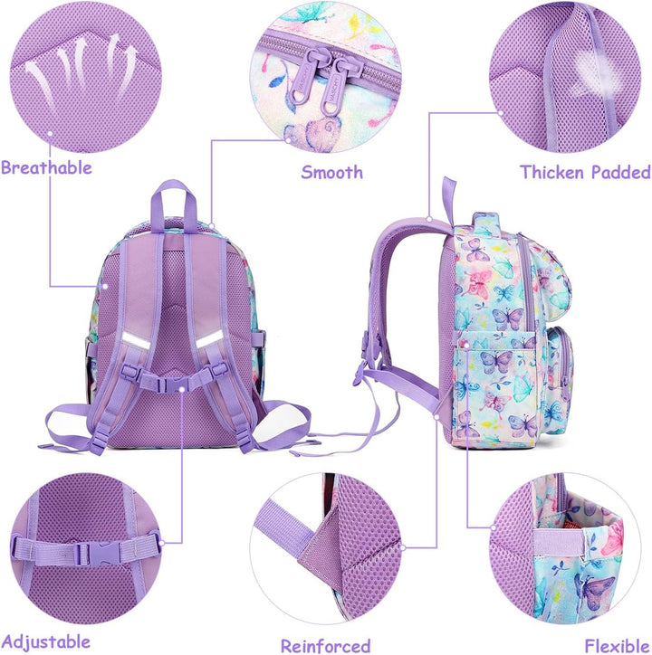 VASCHY Kinderrucksack, Niedlich Wasserabweisend 7L Vorschule Kinder Rucksack Kindergartenrucksack Sc