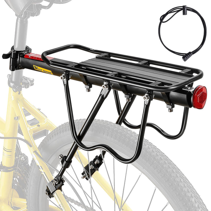 West Biking Gepäckträger Mountainbike - Stabiler Fahrrad Gepäckträger Robust MTB Gepäckträger Alumin