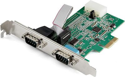 StarTech.com PCI Express serielle Schnittstellenkarte (2 port, RS232, 16950 UART, 256-Byte-FIFO-Cach