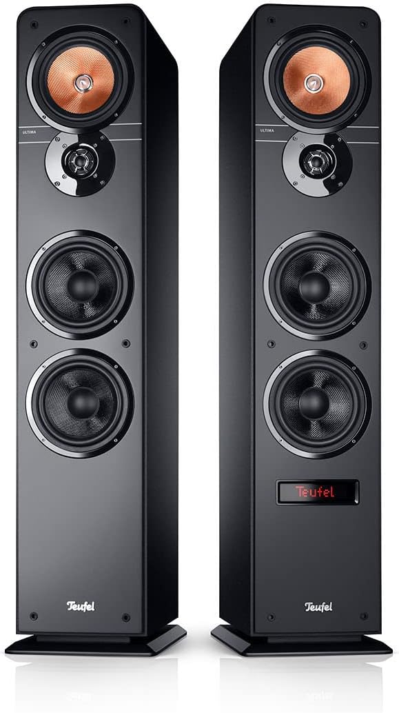 Teufel Ultima 40 Aktiv - Aktives 3-Wege-Lautsprecher-Paar, Bluetooth aptX, Dolby Audio, HDMI ARC, Su