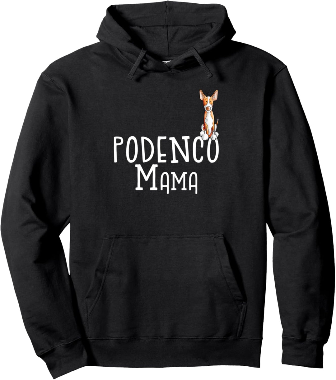 Podenco Mama I Hundemotiv Windhund Für Podenco Fans Pullover Hoodie