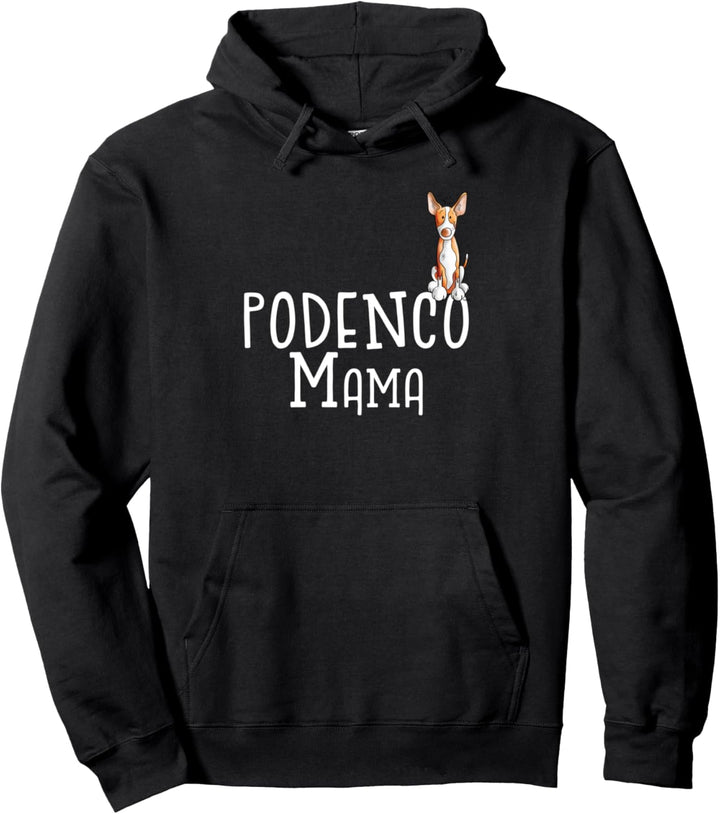 Podenco Mama I Hundemotiv Windhund Für Podenco Fans Pullover Hoodie