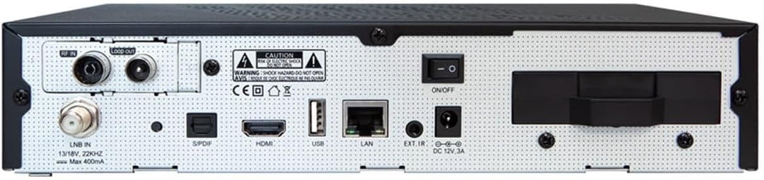 AB Pulse 4K UHD Combo Receiver (1x DVB-S2X Sat, 1x DVB-C/T2 Kabel, Linux E2, PVR, H.265, HDR10, USB