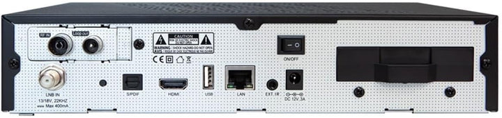 AB Pulse 4K UHD Combo Receiver (1x DVB-S2X Sat, 1x DVB-C/T2 Kabel, Linux E2, PVR, H.265, HDR10, USB