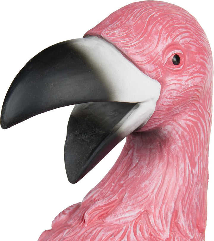 BRUBAKER Weinflaschenhalter durstiger Flamingo - Flaschenhalter Trinkende Tiere - Flaschenständer lu