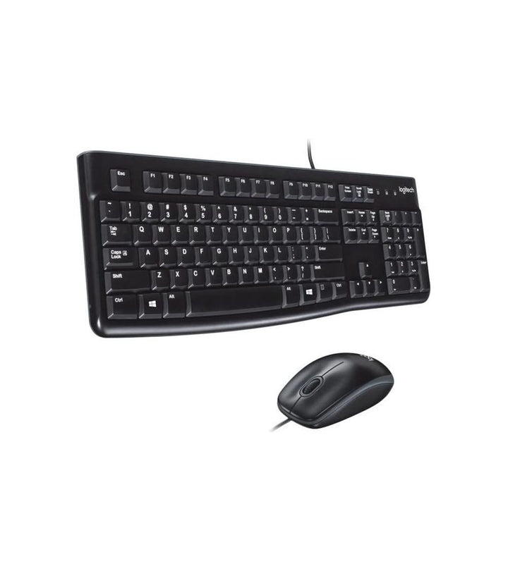 Logitech MK120 Kabelgebundenes Set mit Tastatur und Maus für Windows, Französisches AZERTY-Layout -