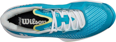 Wilson Damen KAOS Swift 1.5 Clay Sneaker 36 EU Algiers Blue White Sunny Lime, 36 EU Algiers Blue Whi