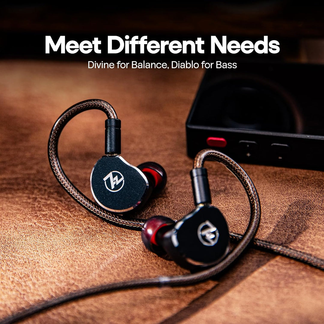 LINSOUL 7Hz x Crinacle: Diablo/Divine In-Ear-Monitore,14,5 mm planarer magnetischer Treiber IEM,HiFi