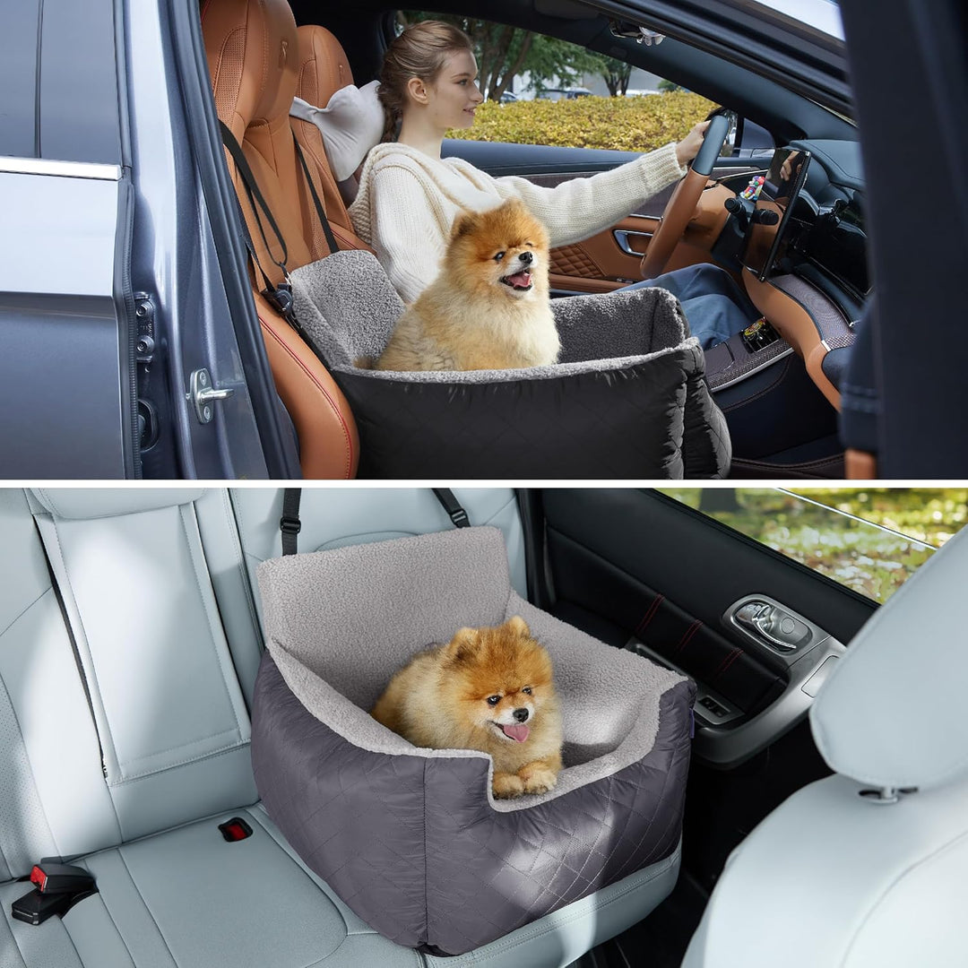 Lesure Hundesitz Auto Kleine Hunde - Wasserdichter Hundesitz Auto Rückbank, Hunde Autositz Für Klein