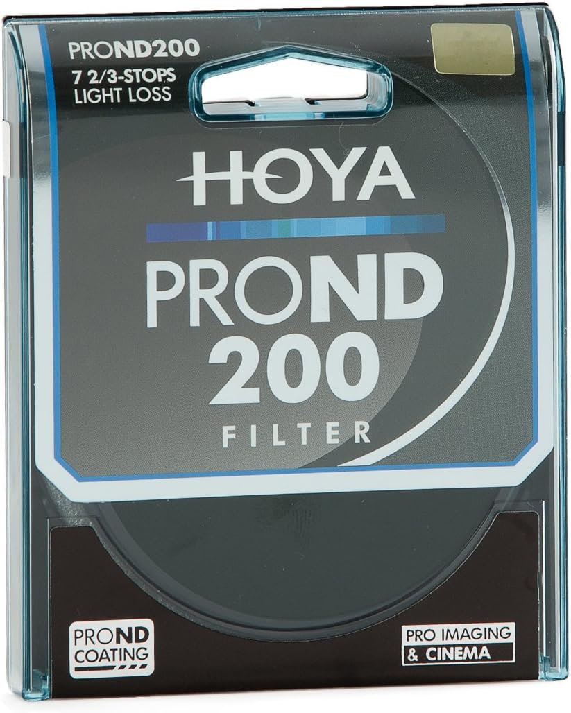 Hoya YPND020077 Pro ND-Filter (Neutral Density 200, 77mm) Schwarz, 77mm