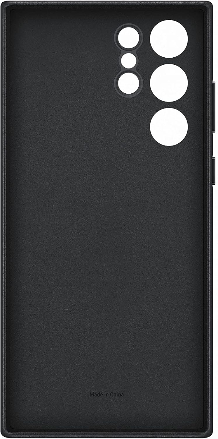 Samsung Leather Smartphone Cover EF-VS908 für Galaxy S22 Ultra, Handy-Hülle, echtes Leder, Schutz Ca