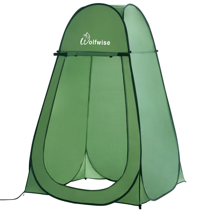Wolfwise Pop up Toilettenzelt Umkleidezelt, Camping Duschzelt Outdoor Mobile Toilette Umkleidekabine
