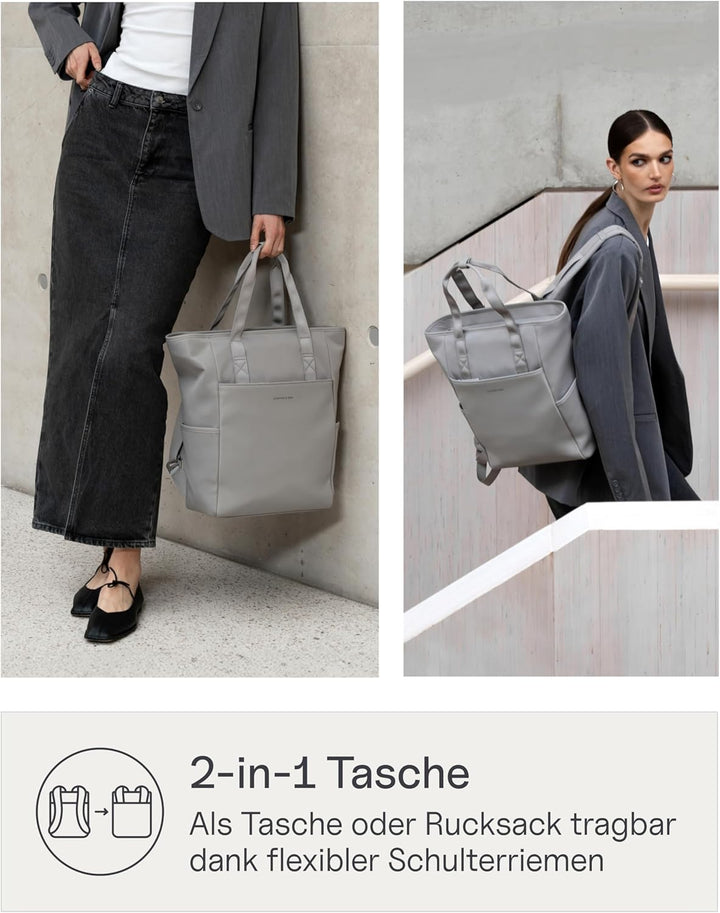 Kapten & Son Rucksack Lindby Diaper Set 20 L | 2in1 Wickelrucksack & Wickeltasche mit Kinderwagen- u