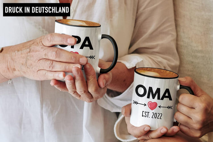 Trendation - Ihr werdet Oma und Opa 2022 Geschenk Schwangerschaft Verkünden Überraschung Baby Du Wir