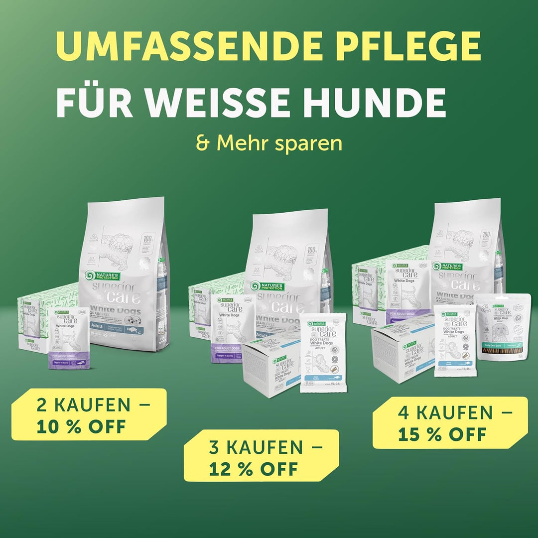 Nature's Protection Superior Care Trockenfutter für Hunde - Hypoallergenes Hundefutter Getreidefrei