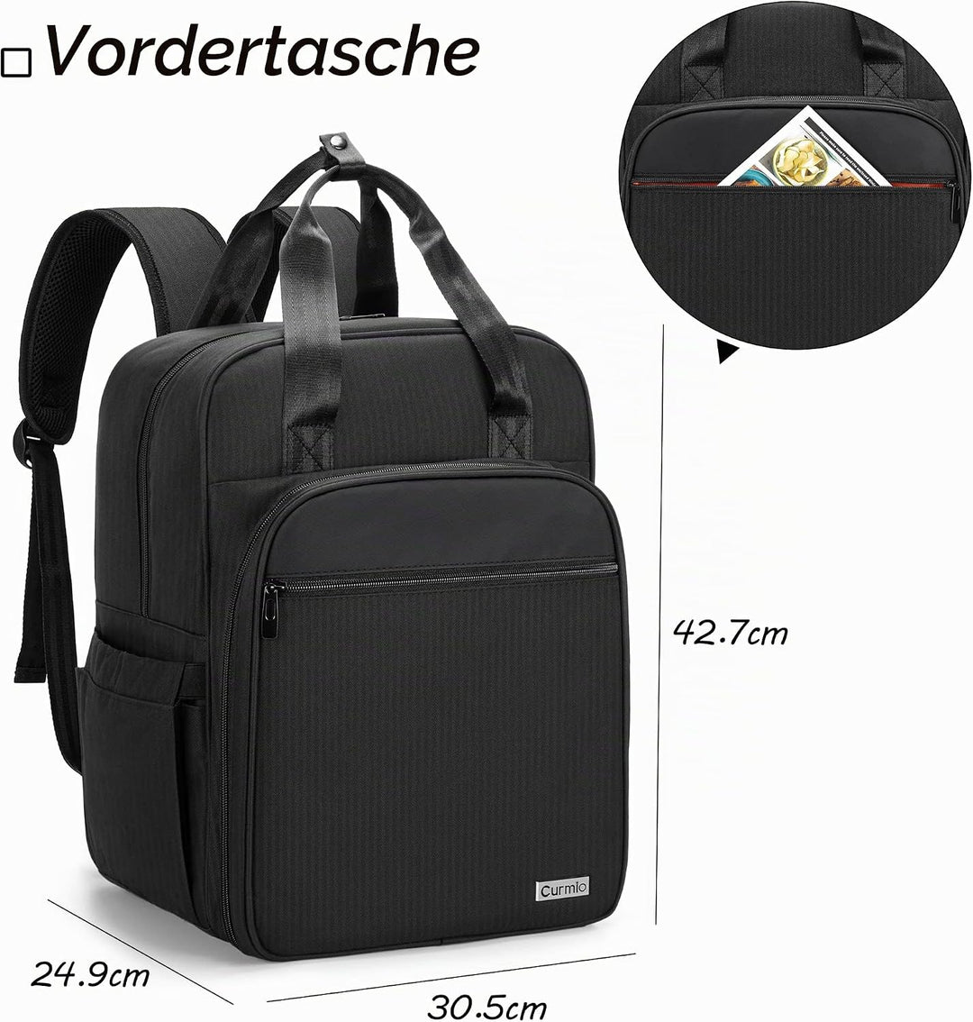 CURMIO Cocktail Shaker Set Tasche, Aufbewahrungstasche für Bartender Sets, Tragetasche für Barkeeper