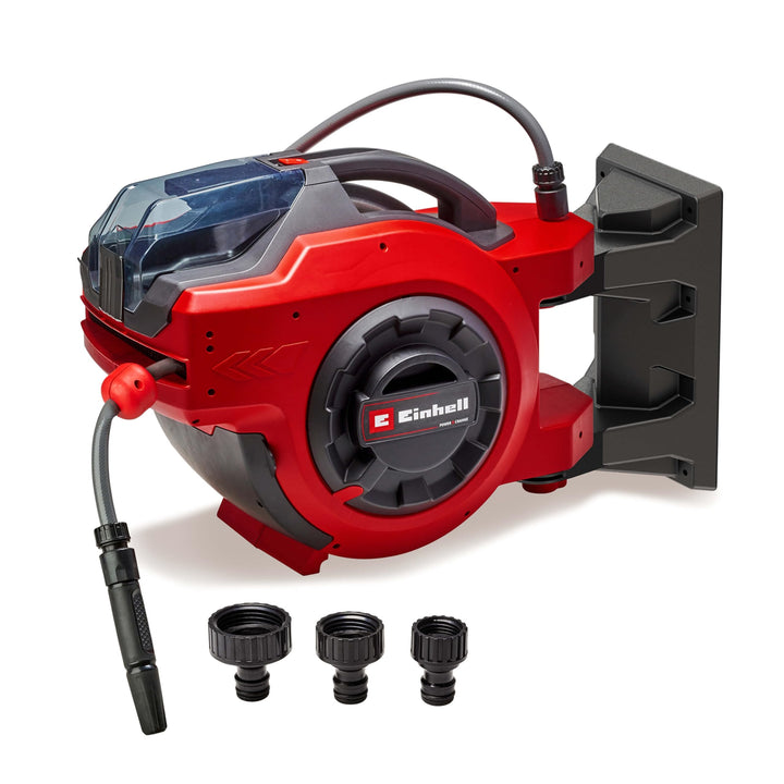 Einhell Akku-Schlauchtrommel GE-HR 18/30 Li-Solo Power X-Change (18 V, automatische Schlauchaufwickl