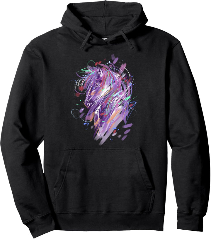 Pferde Shirt Damen Reiter T-Shirt Mädchen Geschenk Pferd Pullover Hoodie