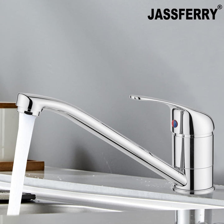 JASSFERRY Wasserhahn Küche Küchenarmaturen Einhand-Spültischbatterie mit 360° schwenkbarem Auslauf,