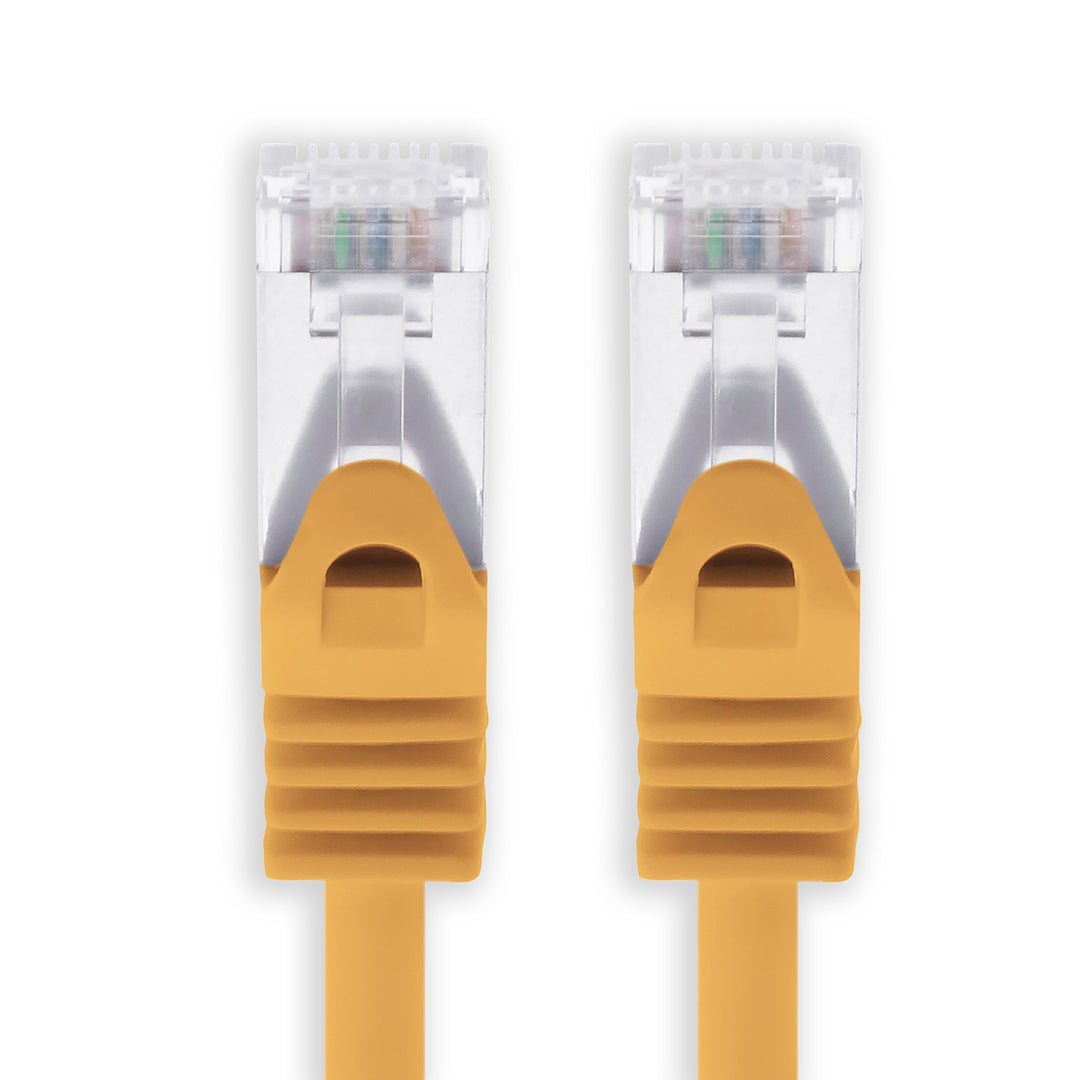 1aTTack.de 30m - orange - 1 Stück Cat7 Netzwerkkabel SFTP Patchkabel Lankabel Rohkabel 10GB/s - 500