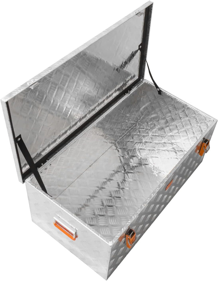 alubox Werkzeugkiste Riffelblech ABX-RL140 Aluminium 1,5mm Werkzeugkiste leicht und robust 140 Liter