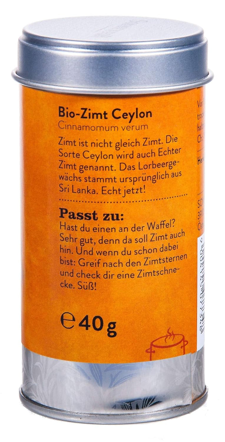 Sonnentor Bio Zimt Ceylon gemahlen (6 x 40 gr), 6 x 40 gr