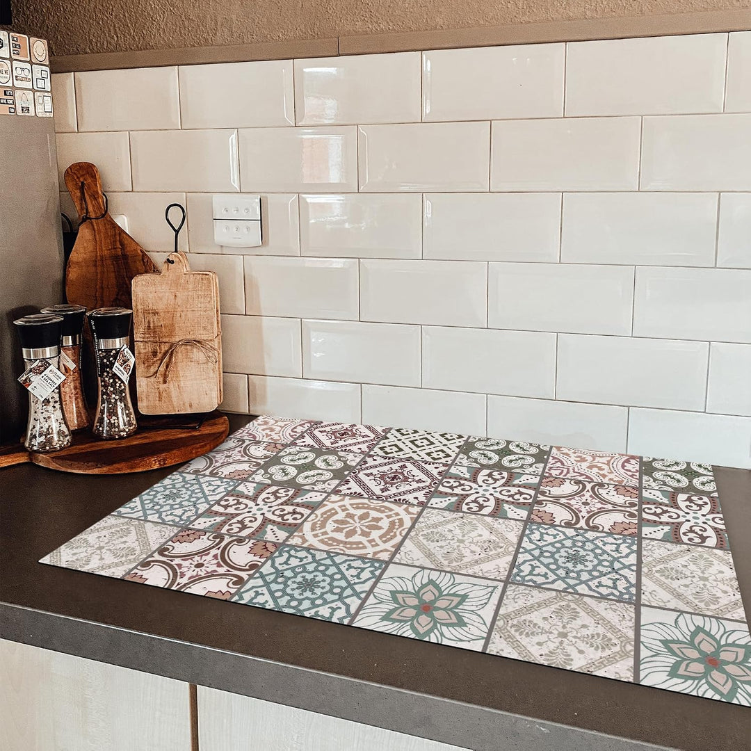 KitchenYeah© Herdabdeckplatte Einteilig Ceranfeld Abdeckplatte für Induktionsschutz Ceranfeldabdecku