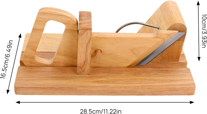 Kaibrite Holz Wurstschneidemaschine Speckschneidemaschine Wursthobel Wurst Schneider Cutter+Edelstah